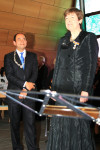 Lenie met loco-burgemeester Freek Ossel
